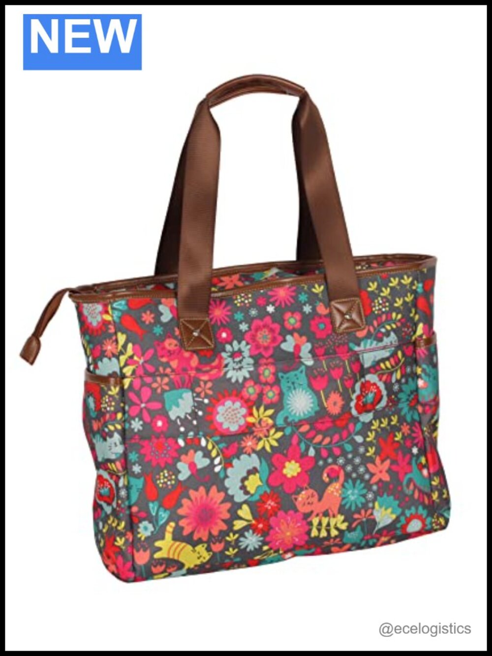 Lightweight Recycled Plastic Satchel Handbag Travel Carry On